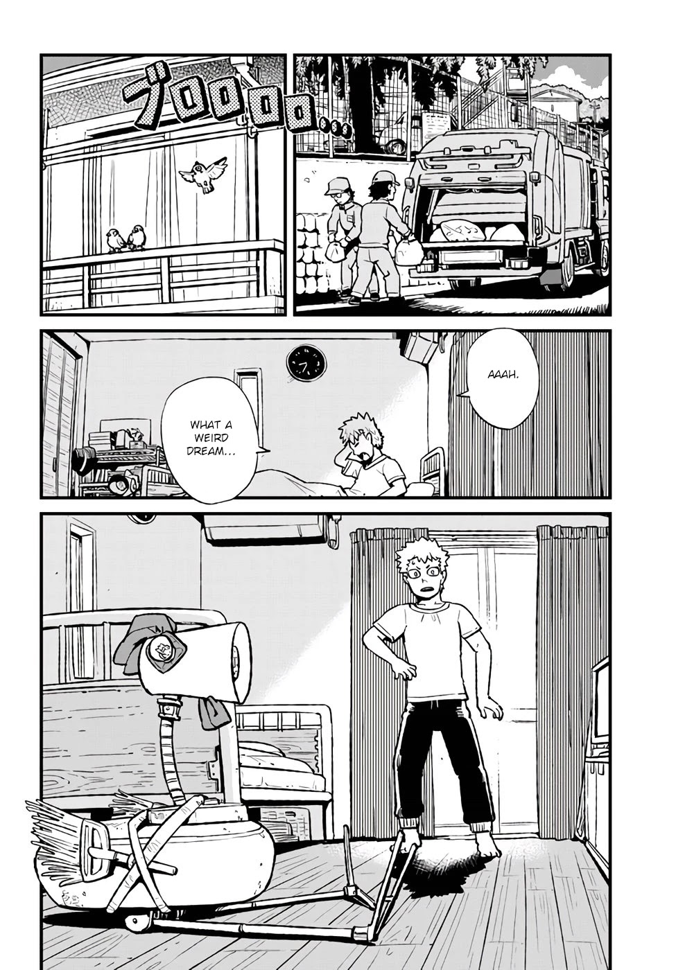Neko Musume Michikusa Nikki Chapter 113 page 8 - Chapter 113: Passing the Time Throwing Trash Away at Midnight