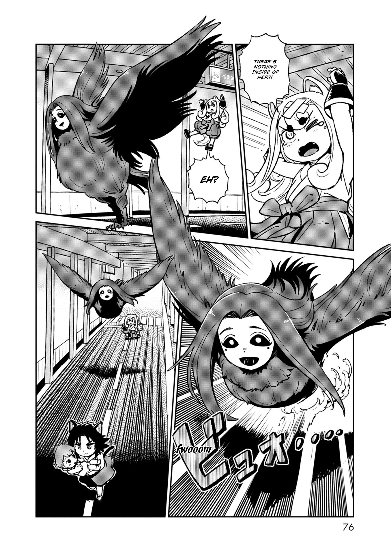 Neko Musume Michikusa Nikki Chapter 116 page 12 - Chapter 116: Passing the Time with Sprinting Youkai at the Mall