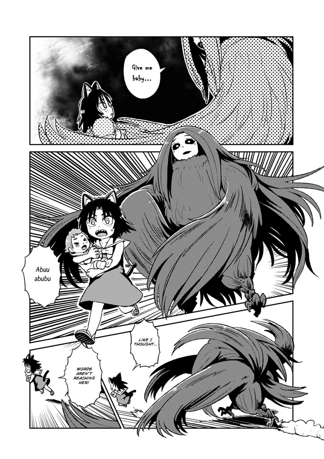 Neko Musume Michikusa Nikki Chapter 116 page 20 - Chapter 116: Passing the Time with Sprinting Youkai at the Mall