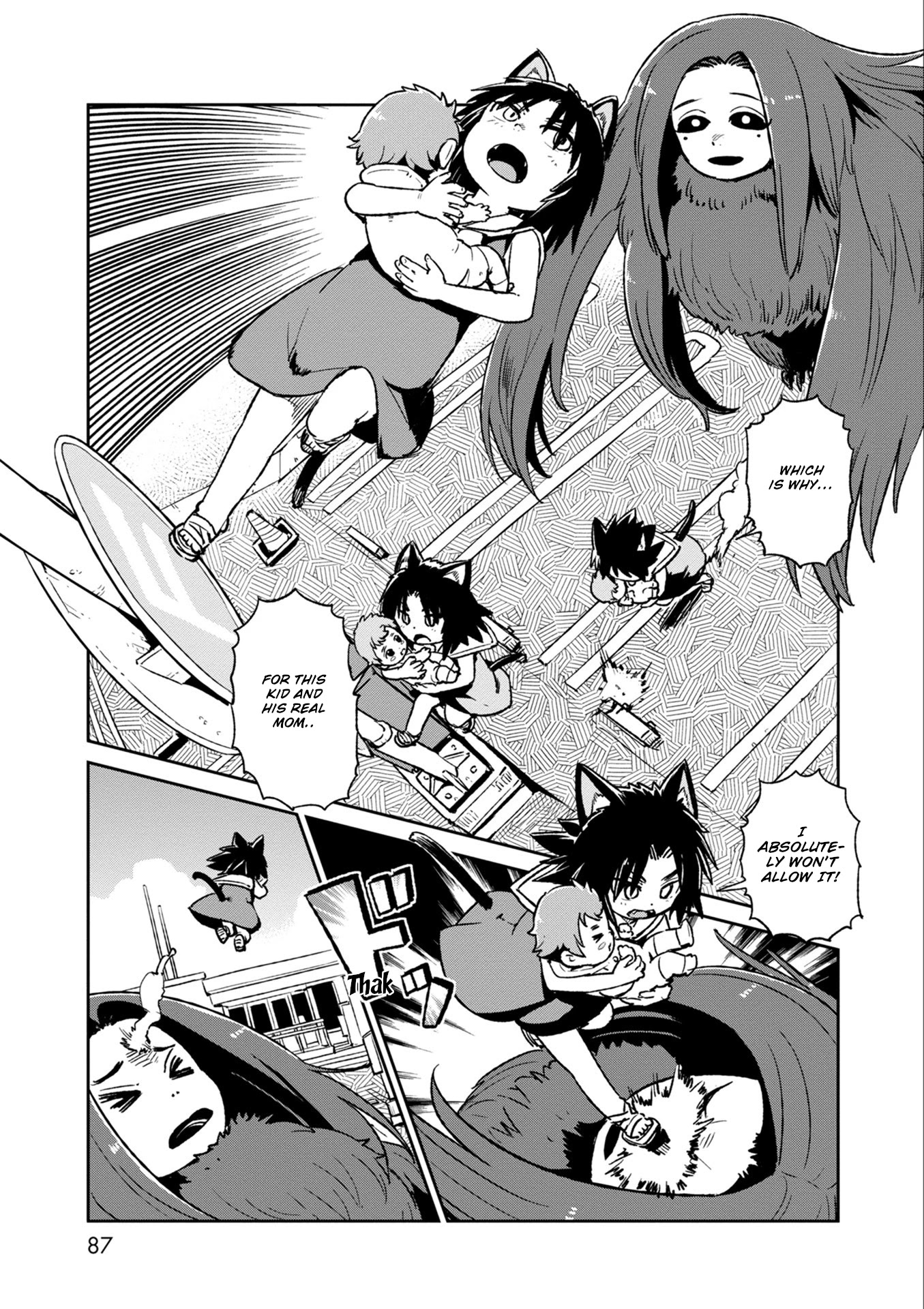 Neko Musume Michikusa Nikki Chapter 116 page 23 - Chapter 116: Passing the Time with Sprinting Youkai at the Mall