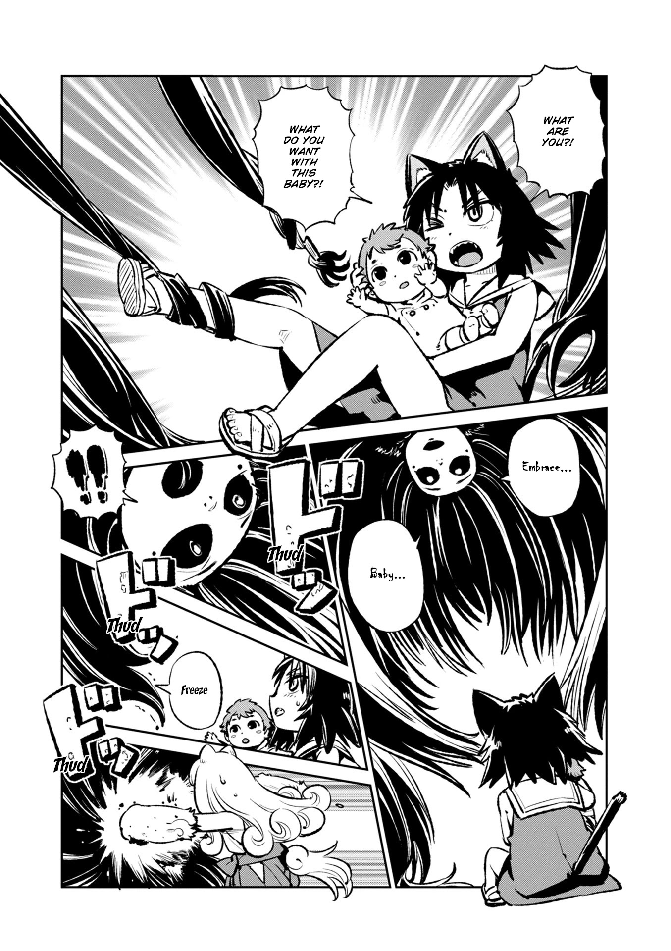Neko Musume Michikusa Nikki Chapter 116 page 7 - Chapter 116: Passing the Time with Sprinting Youkai at the Mall