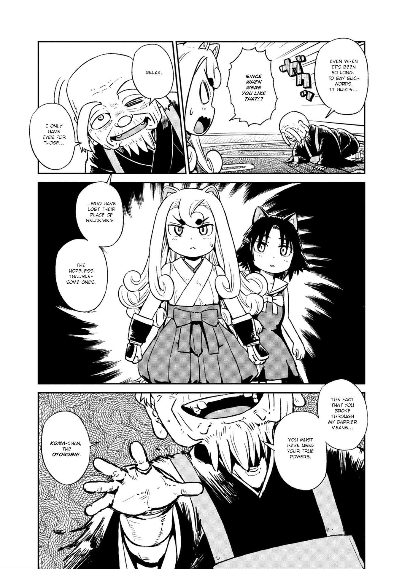 Neko Musume Michikusa Nikki Chapter 117 page 13 - Chapter 117: Passing the Time with Human Figures at a Secluded Rooftop Parking Lot