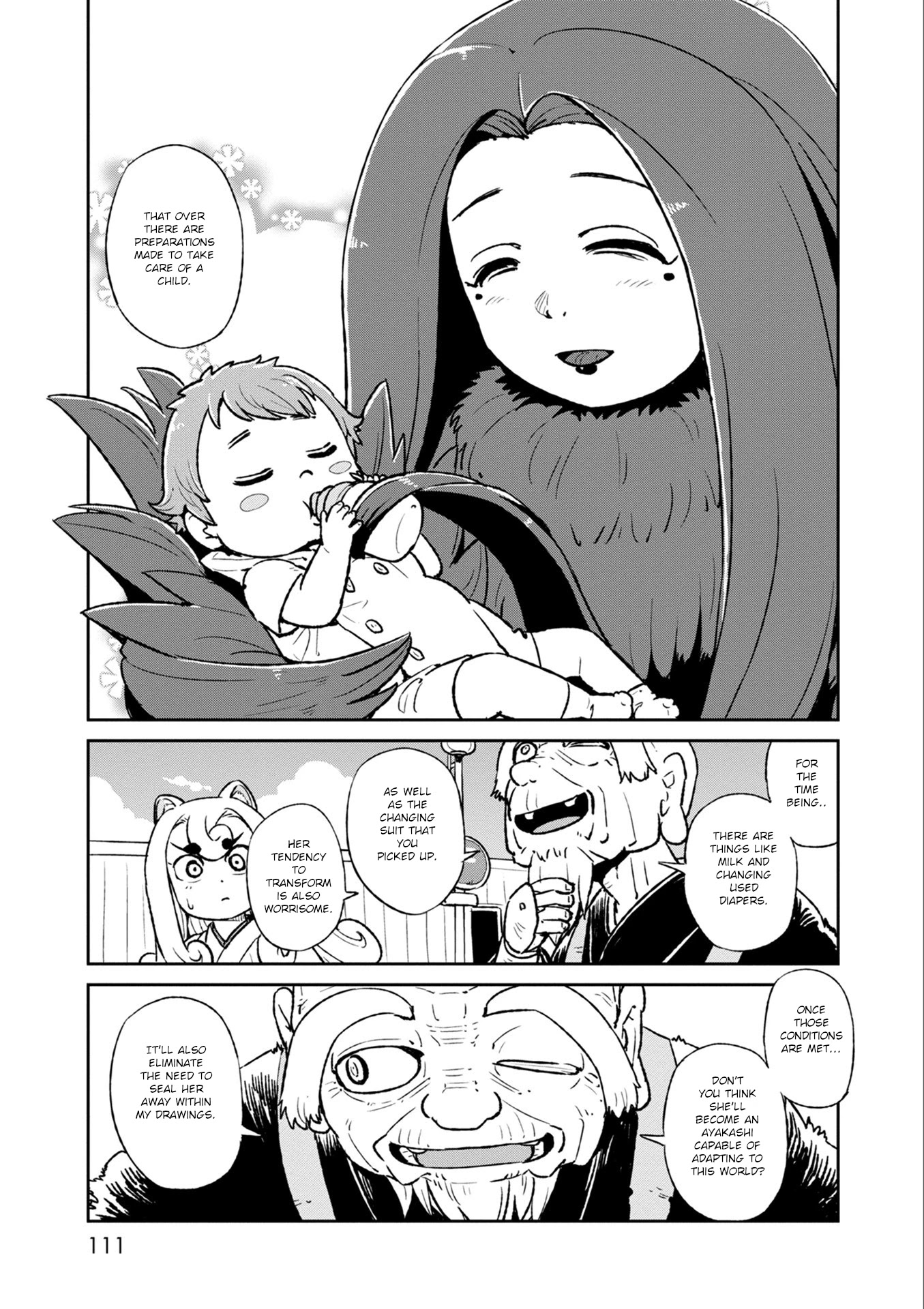 Neko Musume Michikusa Nikki Chapter 117 page 17 - Chapter 117: Passing the Time with Human Figures at a Secluded Rooftop Parking Lot