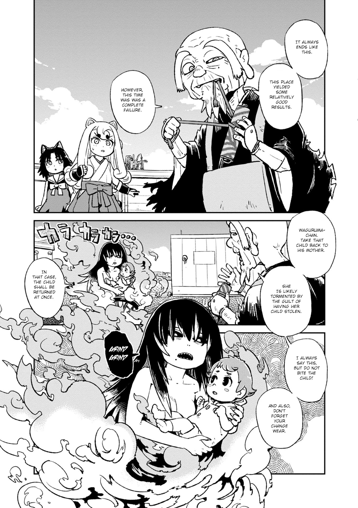 Neko Musume Michikusa Nikki Chapter 117 page 24 - Chapter 117: Passing the Time with Human Figures at a Secluded Rooftop Parking Lot