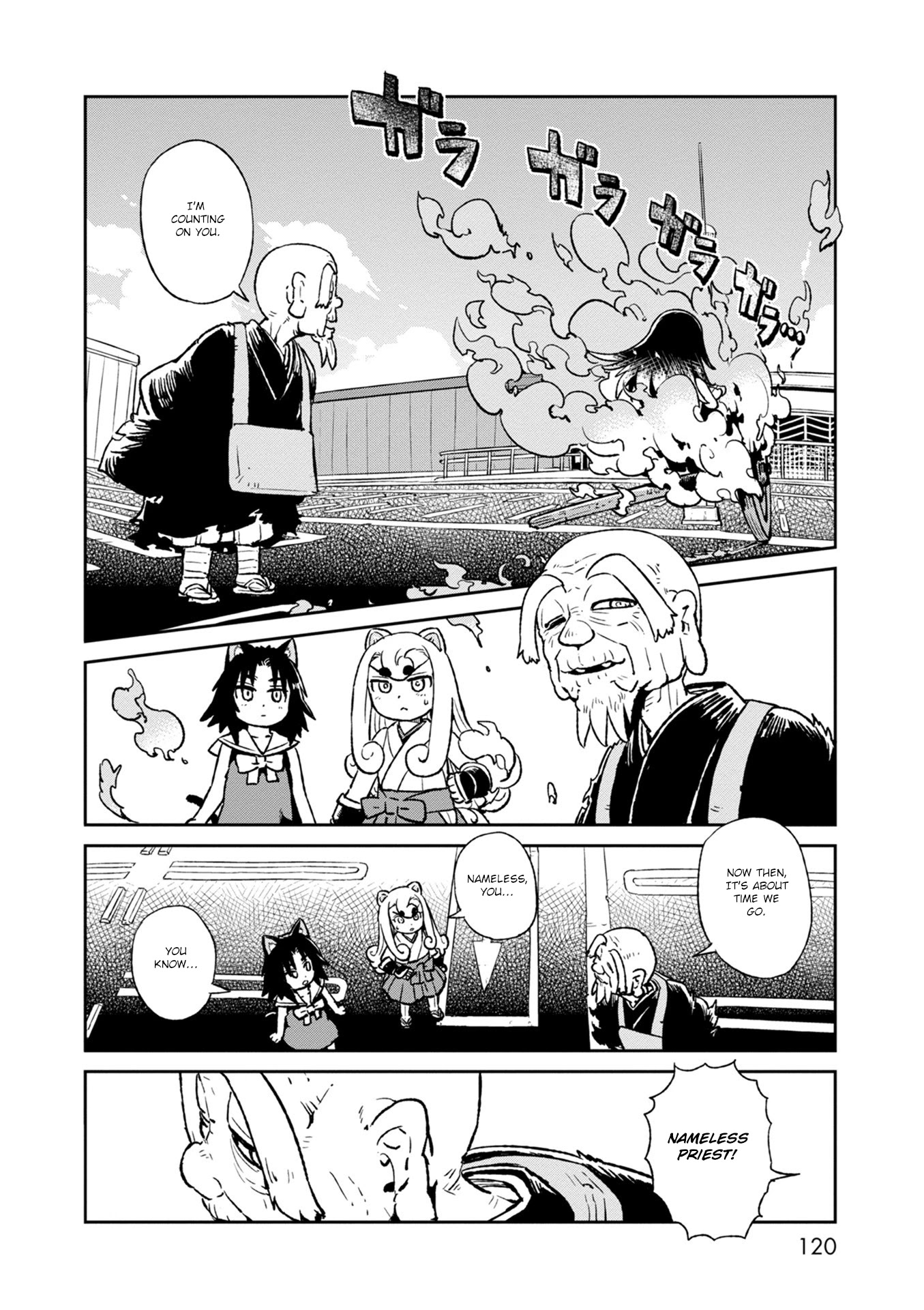 Neko Musume Michikusa Nikki Chapter 117 page 25 - Chapter 117: Passing the Time with Human Figures at a Secluded Rooftop Parking Lot