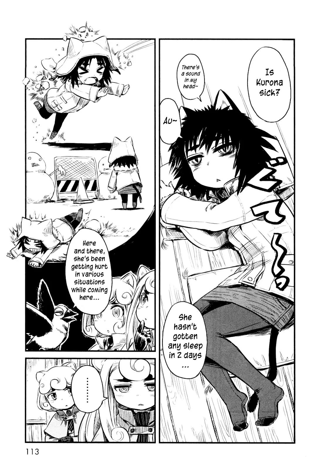 Neko Musume Michikusa Nikki Chapter 23 page 11 - Chapter 23: Searching for the Mokugyo in the Wayside Grass