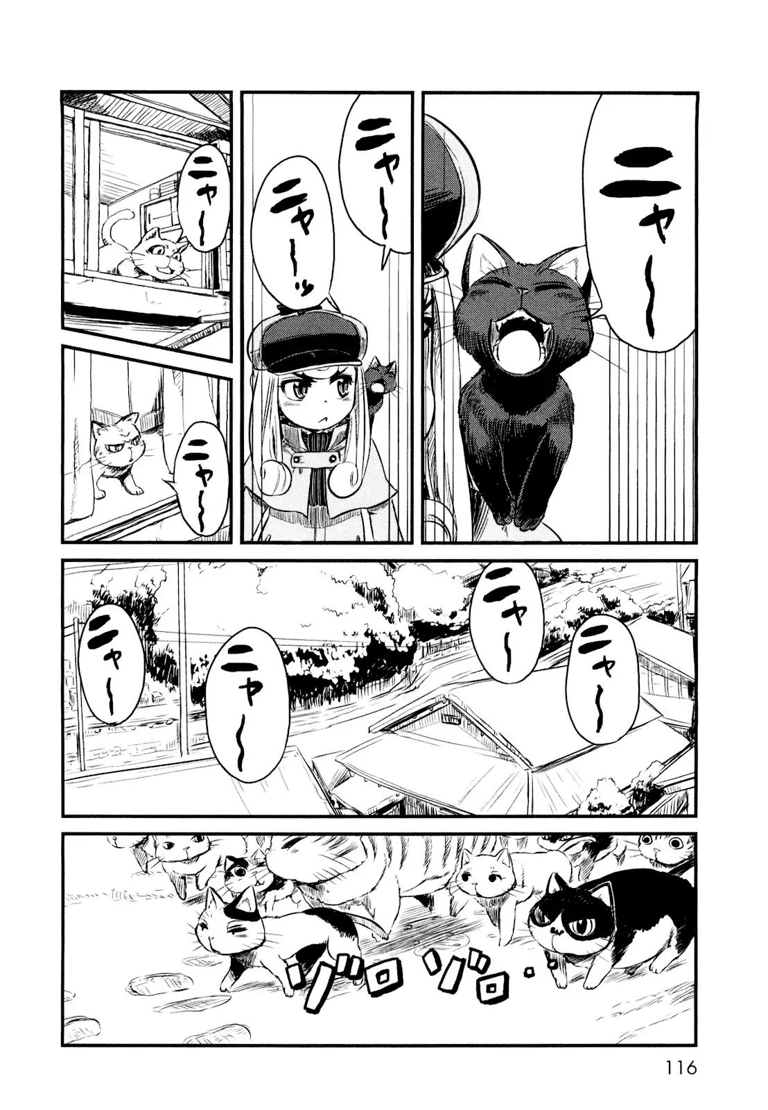 Neko Musume Michikusa Nikki Chapter 23 page 14 - Chapter 23: Searching for the Mokugyo in the Wayside Grass