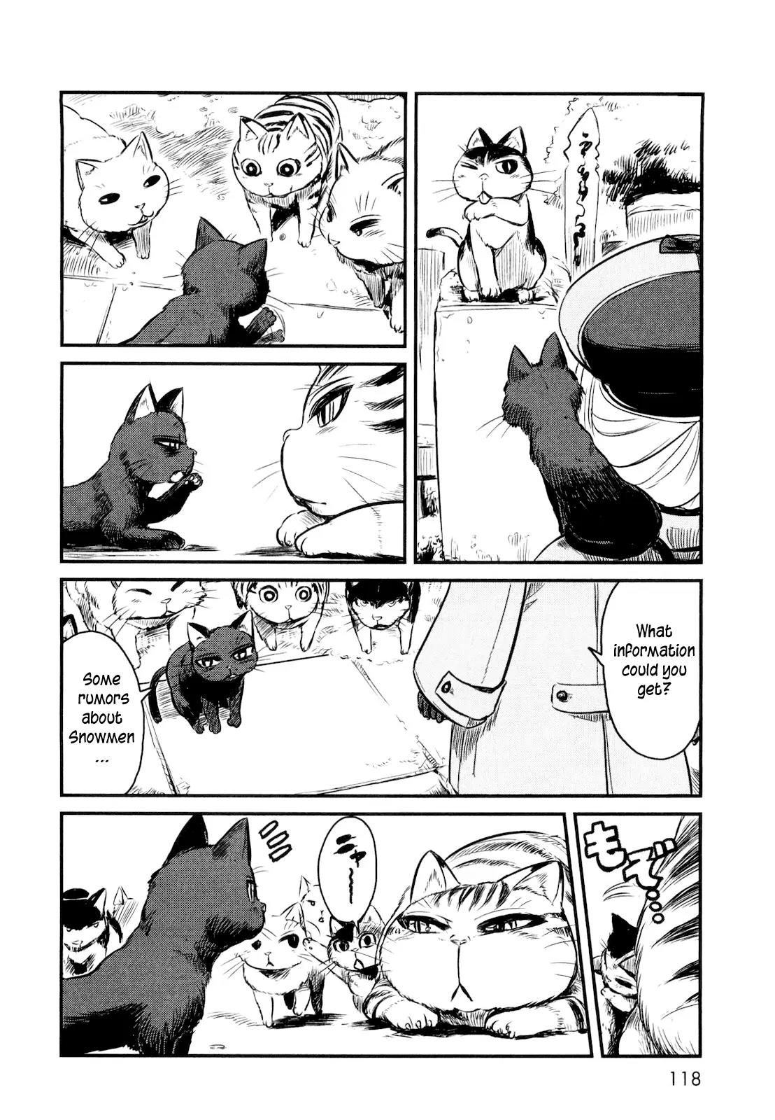Neko Musume Michikusa Nikki Chapter 23 page 16 - Chapter 23: Searching for the Mokugyo in the Wayside Grass