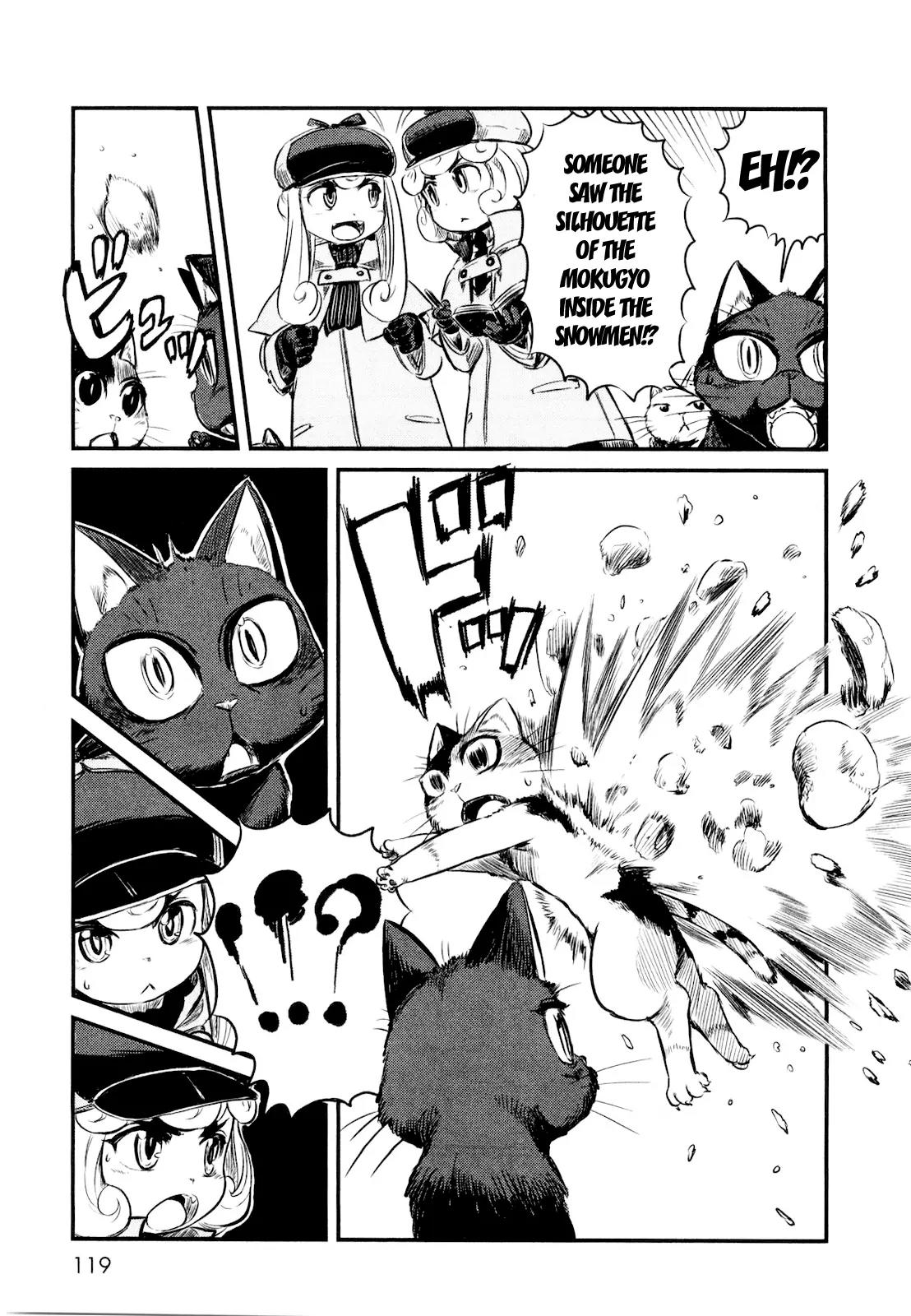Neko Musume Michikusa Nikki Chapter 23 page 17 - Chapter 23: Searching for the Mokugyo in the Wayside Grass