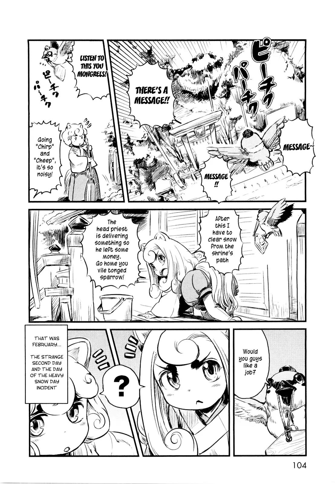 Neko Musume Michikusa Nikki Chapter 23 page 2 - Chapter 23: Searching for the Mokugyo in the Wayside Grass