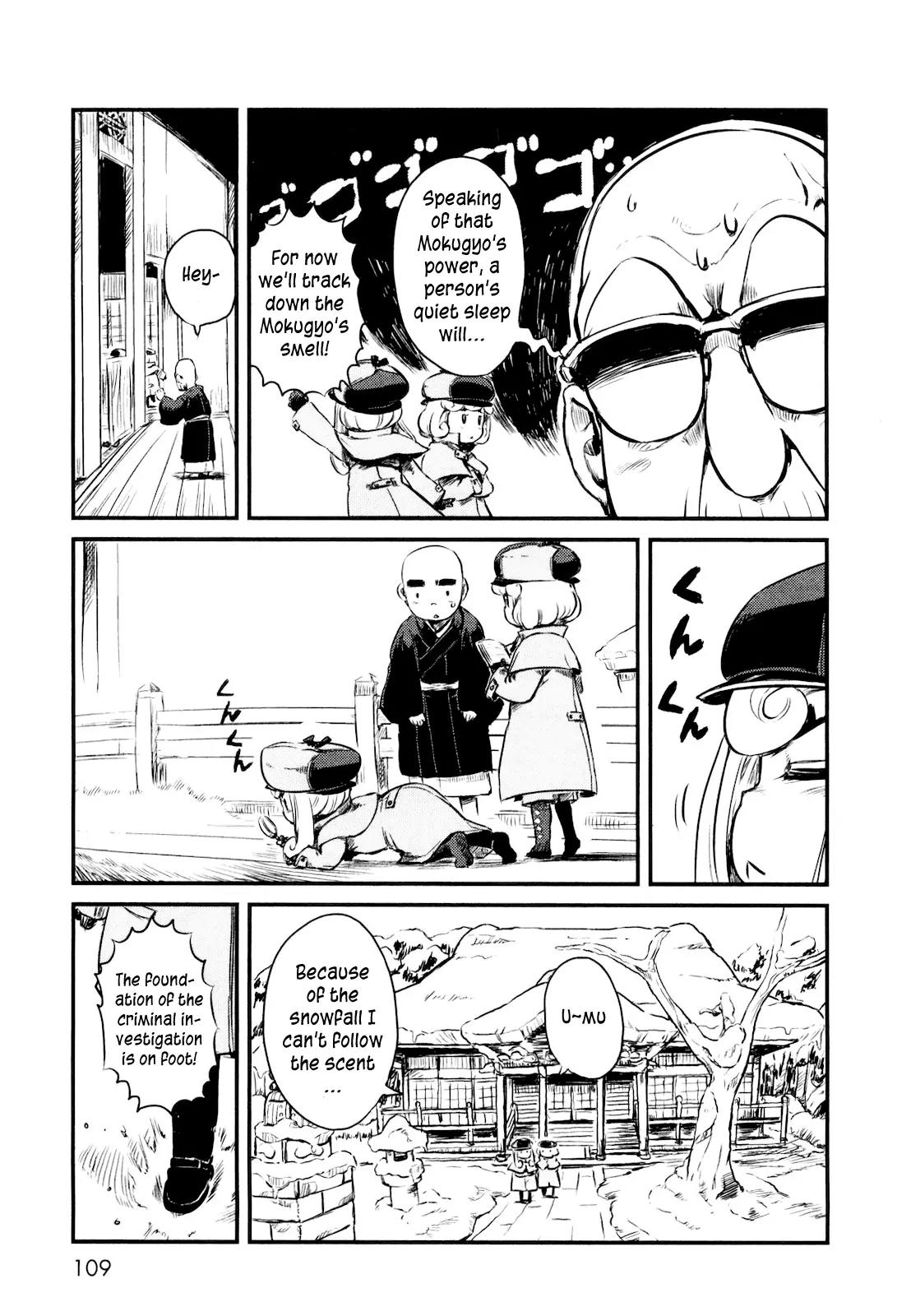Neko Musume Michikusa Nikki Chapter 23 page 7 - Chapter 23: Searching for the Mokugyo in the Wayside Grass