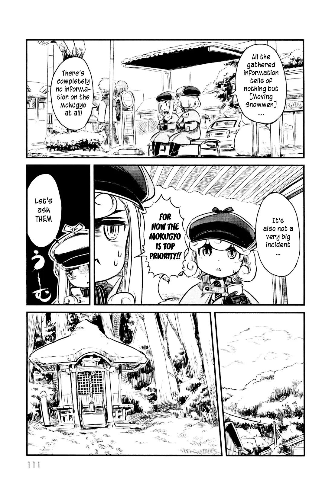 Neko Musume Michikusa Nikki Chapter 23 page 9 - Chapter 23: Searching for the Mokugyo in the Wayside Grass