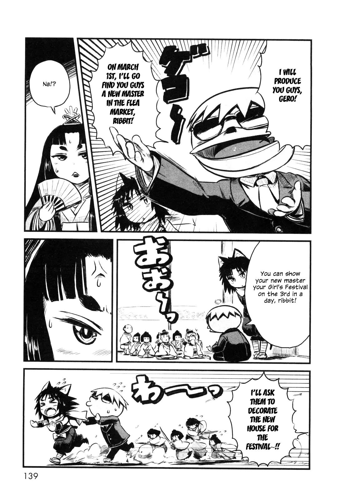 Neko Musume Michikusa Nikki Chapter 24 page 11 - Chapter 24: Loitering in the Midnight Doll Festival