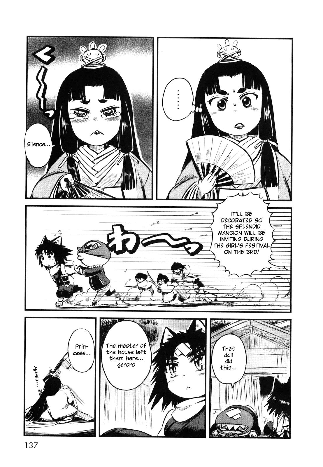 Neko Musume Michikusa Nikki Chapter 24 page 9 - Chapter 24: Loitering in the Midnight Doll Festival