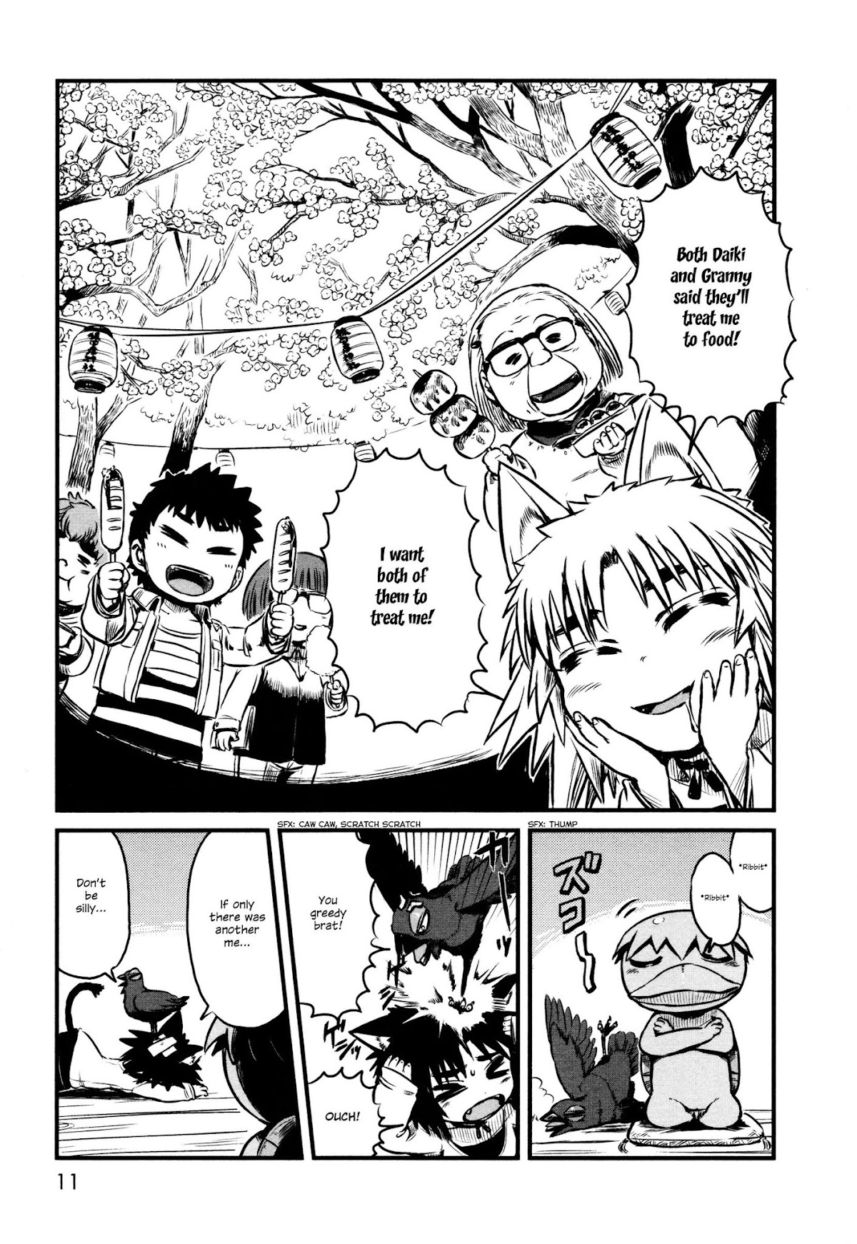 Neko Musume Michikusa Nikki Chapter 25 page 12 - Chapter 25: Passing Time Together With Kurona