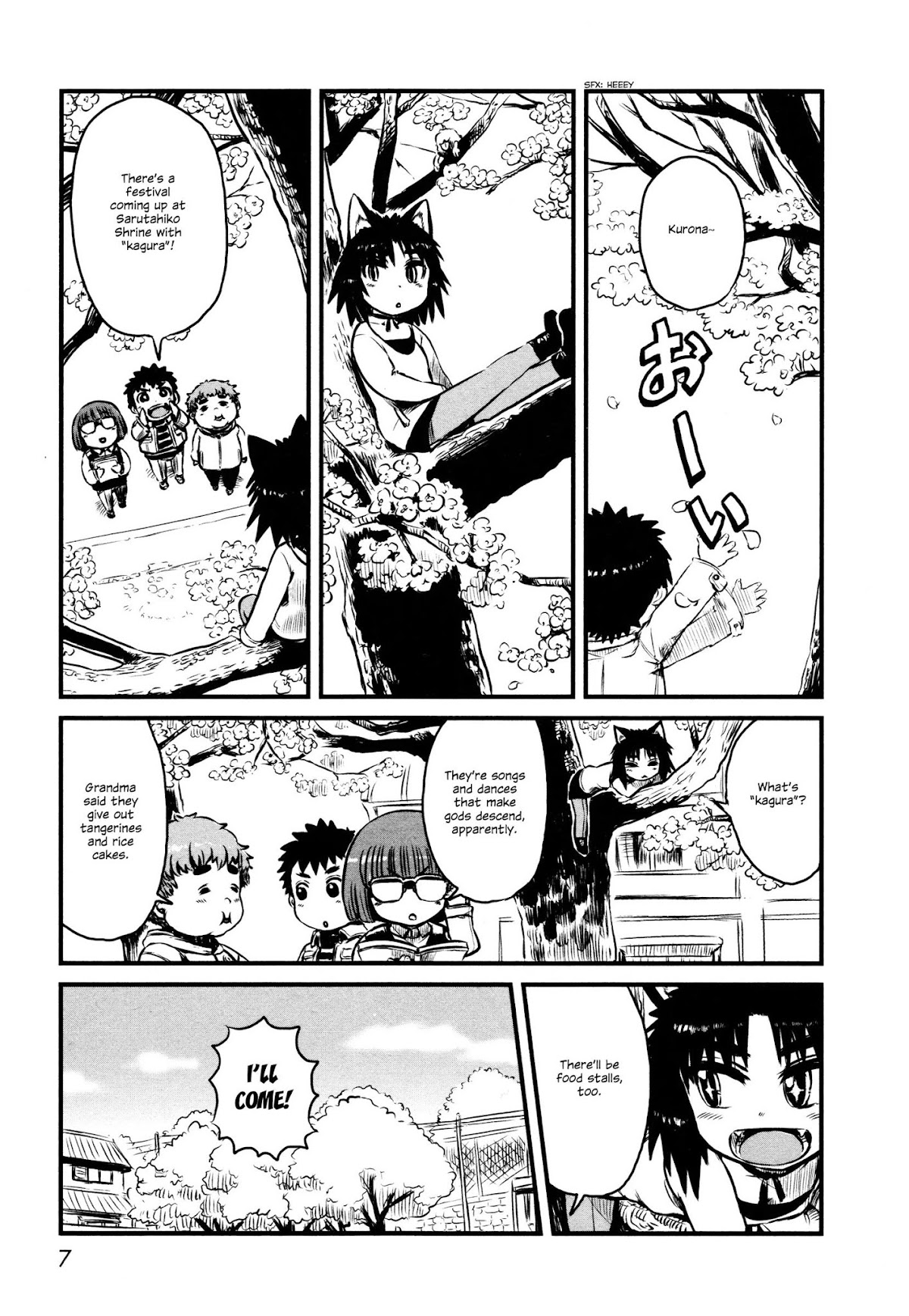 Neko Musume Michikusa Nikki Chapter 25 page 8 - Chapter 25: Passing Time Together With Kurona