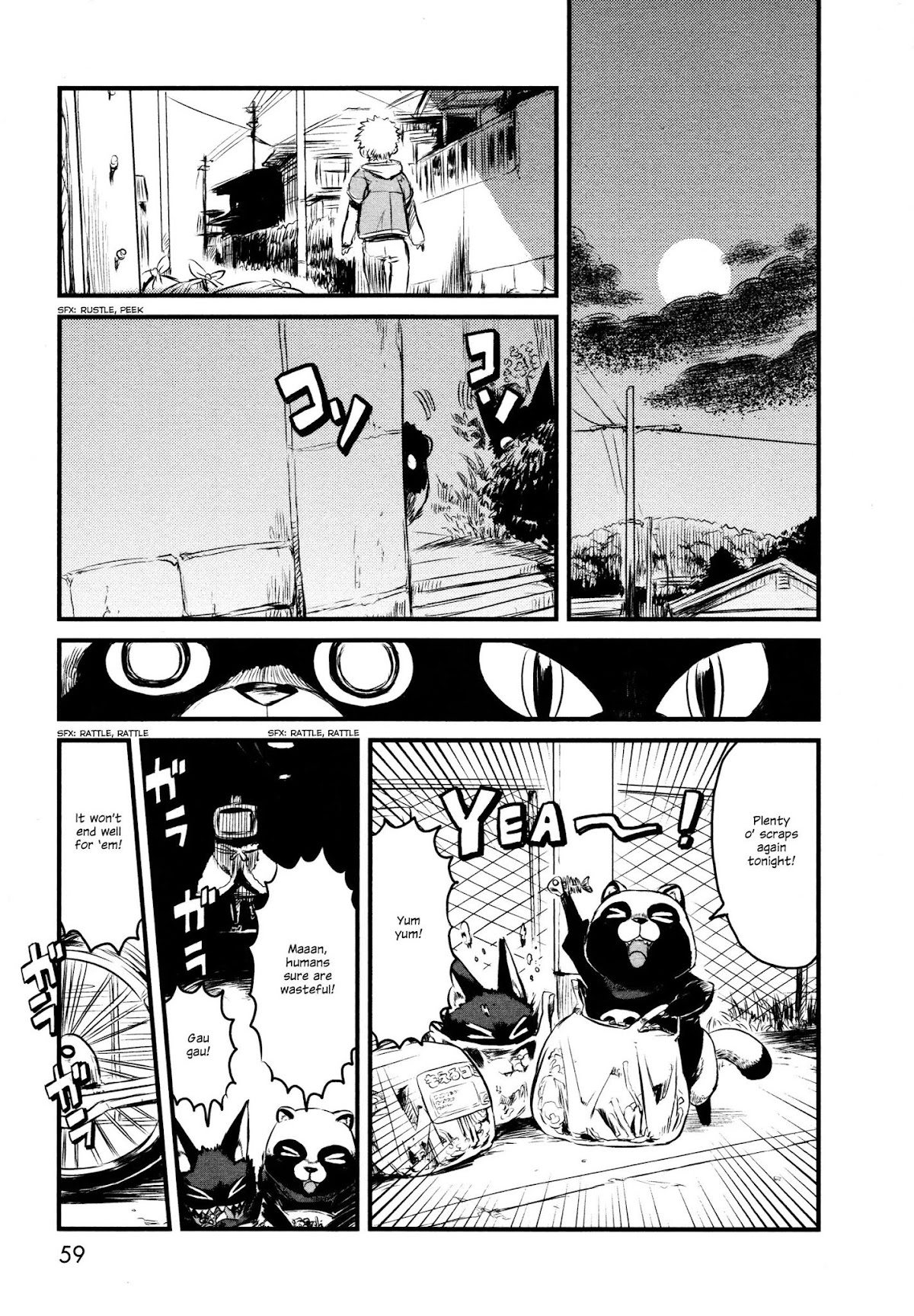 Neko Musume Michikusa Nikki Chapter 27 page 1 - Chapter 27: Passin' Time with Walking Garbage