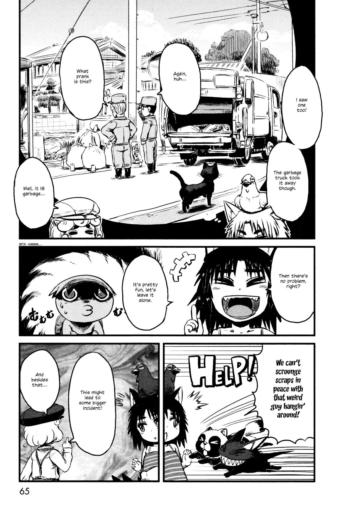 Neko Musume Michikusa Nikki Chapter 27 page 7 - Chapter 27: Passin' Time with Walking Garbage