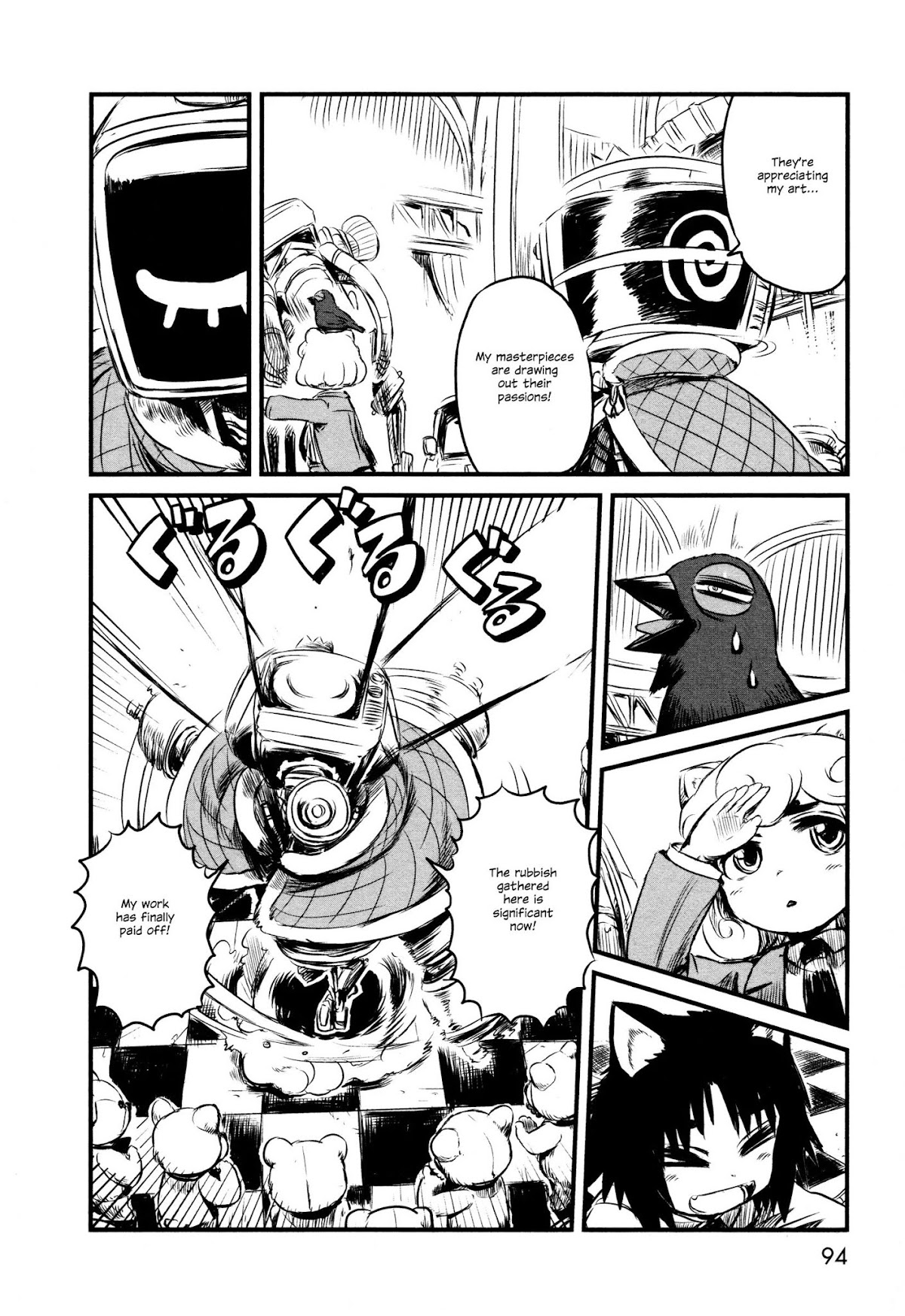 Neko Musume Michikusa Nikki Chapter 28 page 10 - Chapter 28 : Passin' Time in the Rubbish Castle