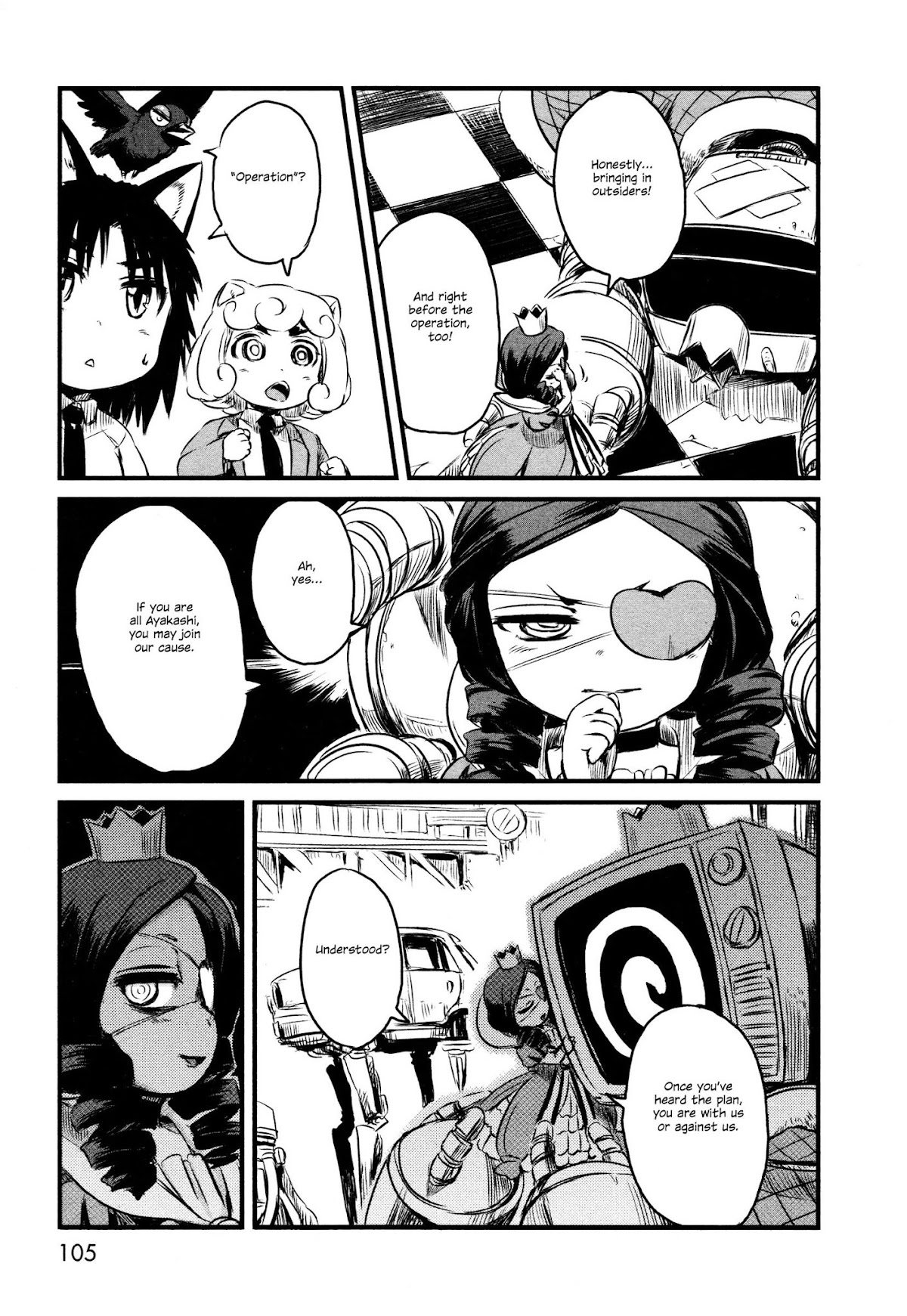 Neko Musume Michikusa Nikki Chapter 28 page 21 - Chapter 28 : Passin' Time in the Rubbish Castle