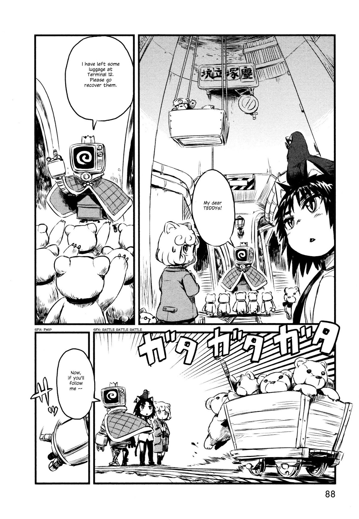 Neko Musume Michikusa Nikki Chapter 28 page 4 - Chapter 28 : Passin' Time in the Rubbish Castle