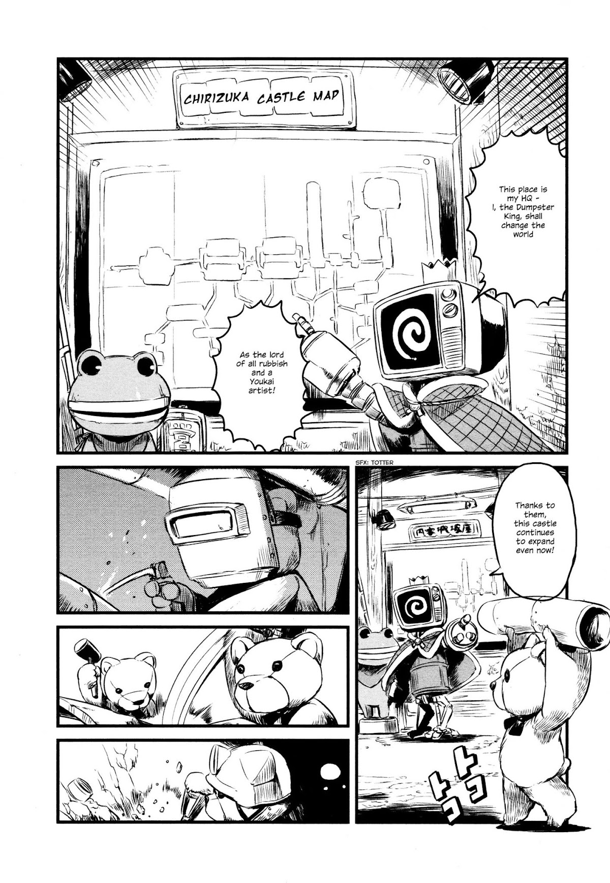 Neko Musume Michikusa Nikki Chapter 28 page 6 - Chapter 28 : Passin' Time in the Rubbish Castle