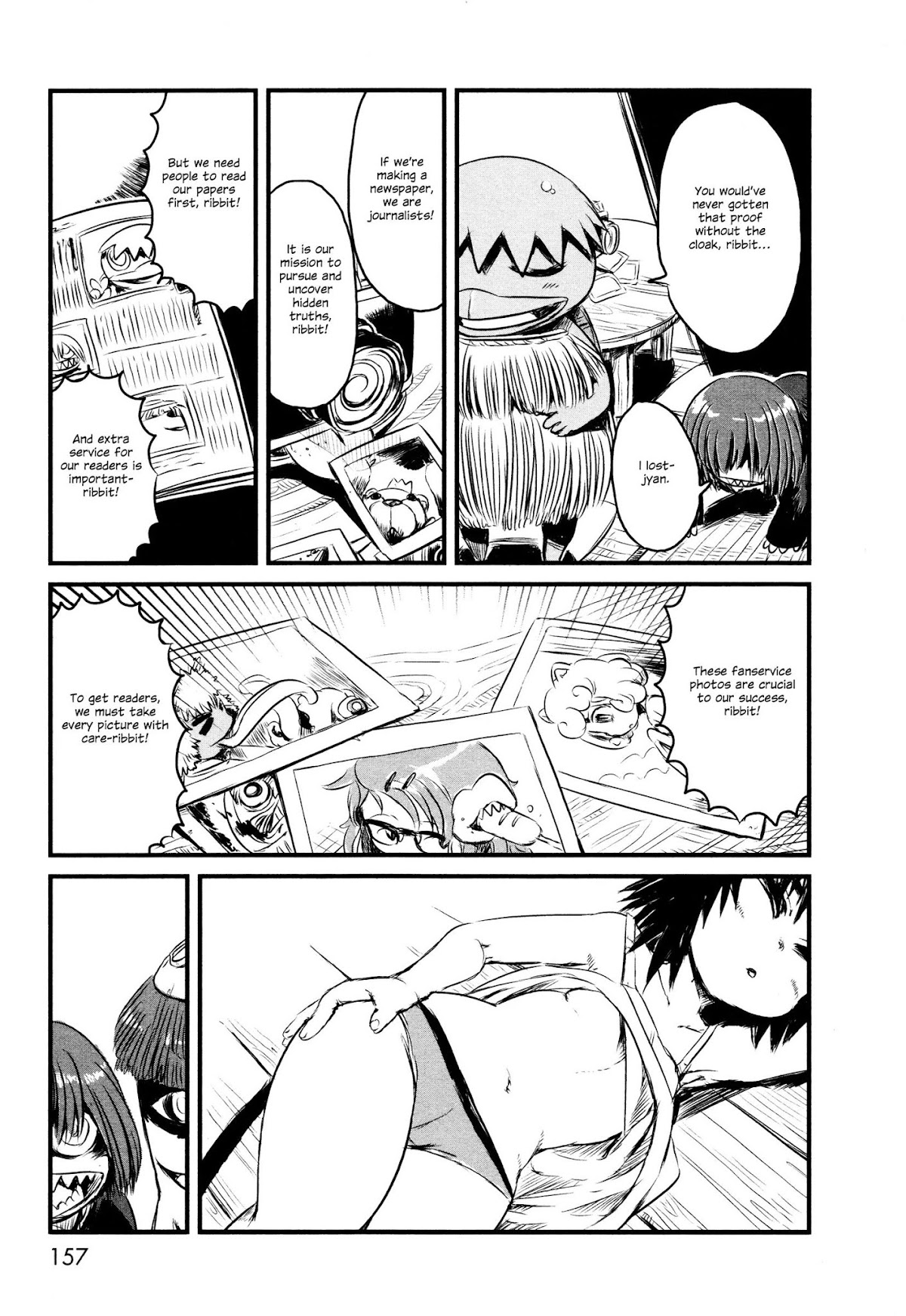 Neko Musume Michikusa Nikki Chapter 29.5 page 21 - Chapter 29.5: Passin' Time With An Unseen Shadow