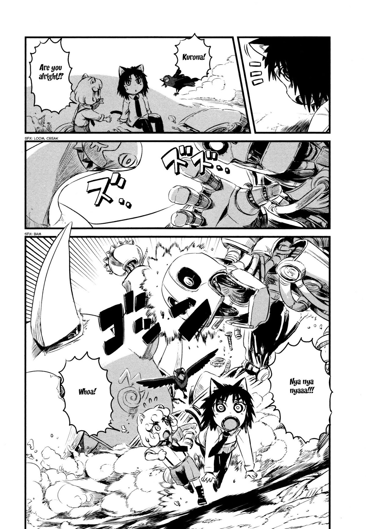 Neko Musume Michikusa Nikki Chapter 29 page 5 - Chapter 29: Passin' Time With Rubbish Falling Apart