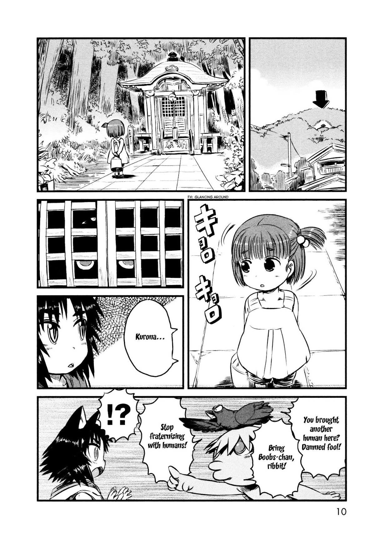 Neko Musume Michikusa Nikki Chapter 30 page 12 - Chapter 30: Passin' Time With Kappa's Shortcut