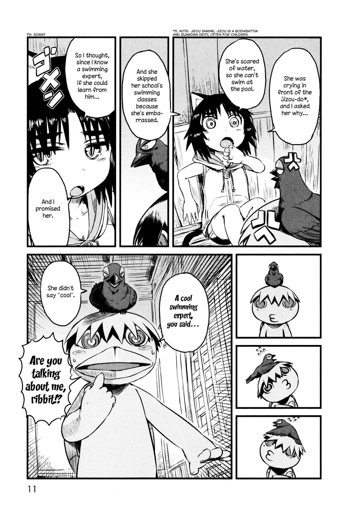 Neko Musume Michikusa Nikki Chapter 30 page 13 - Chapter 30: Passin' Time With Kappa's Shortcut