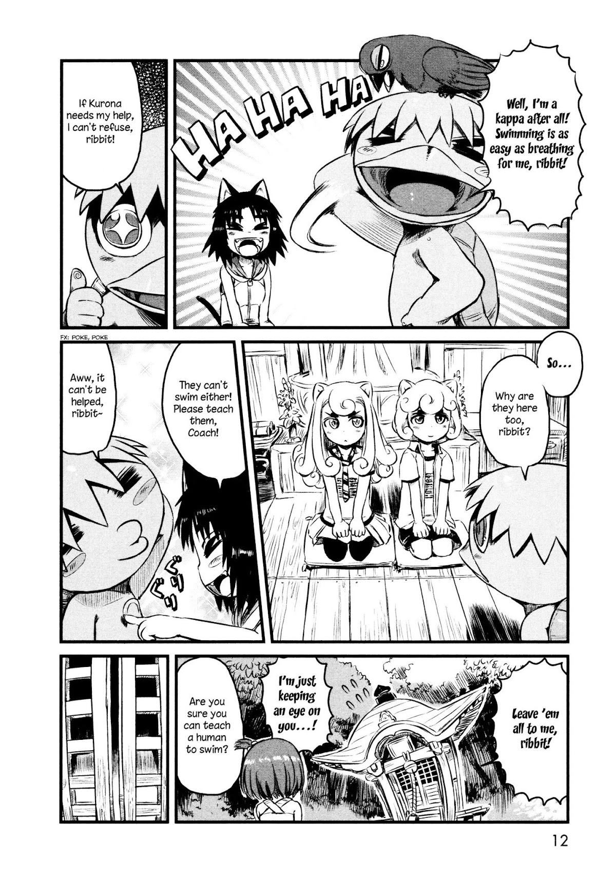Neko Musume Michikusa Nikki Chapter 30 page 14 - Chapter 30: Passin' Time With Kappa's Shortcut