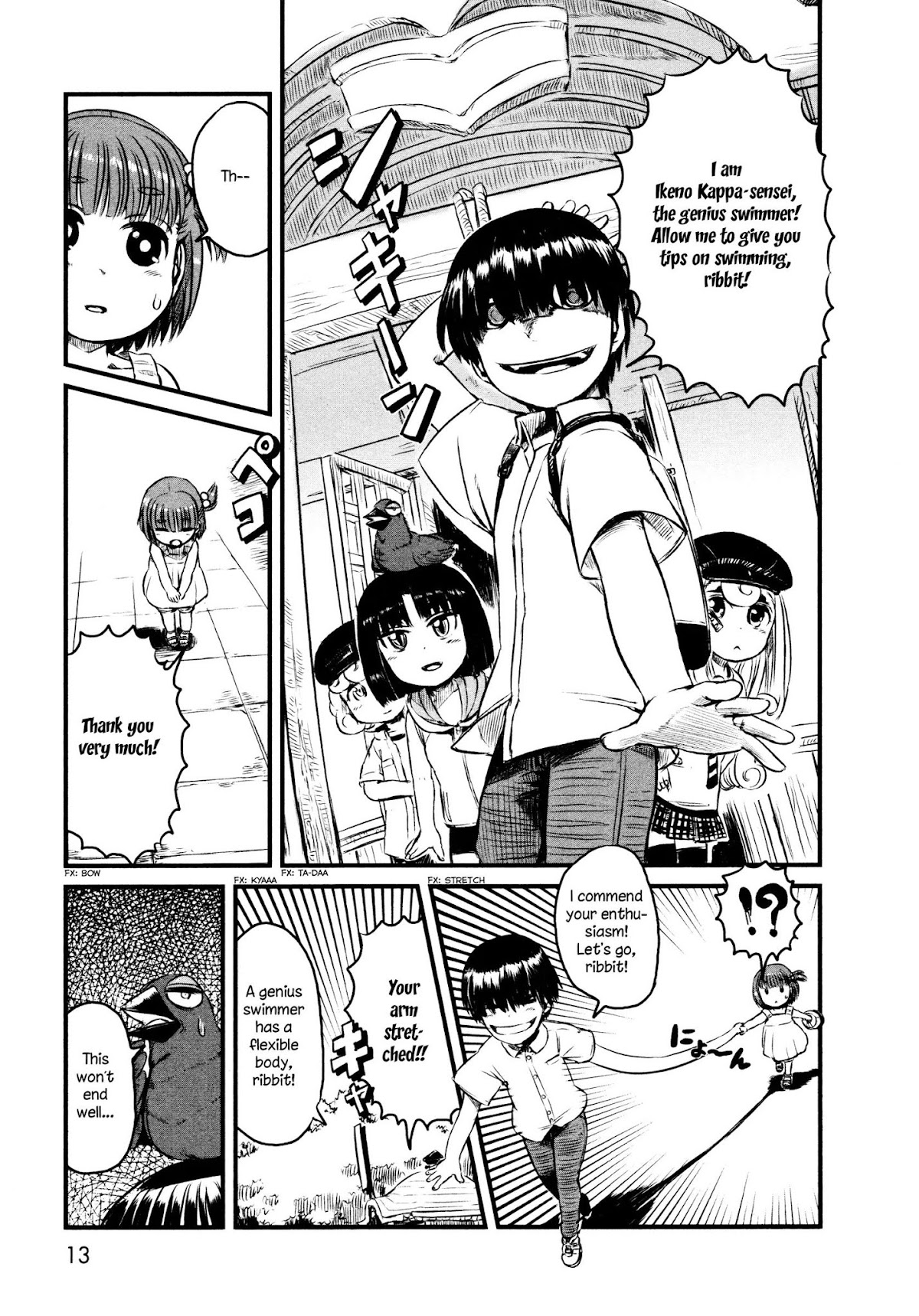 Neko Musume Michikusa Nikki Chapter 30 page 15 - Chapter 30: Passin' Time With Kappa's Shortcut