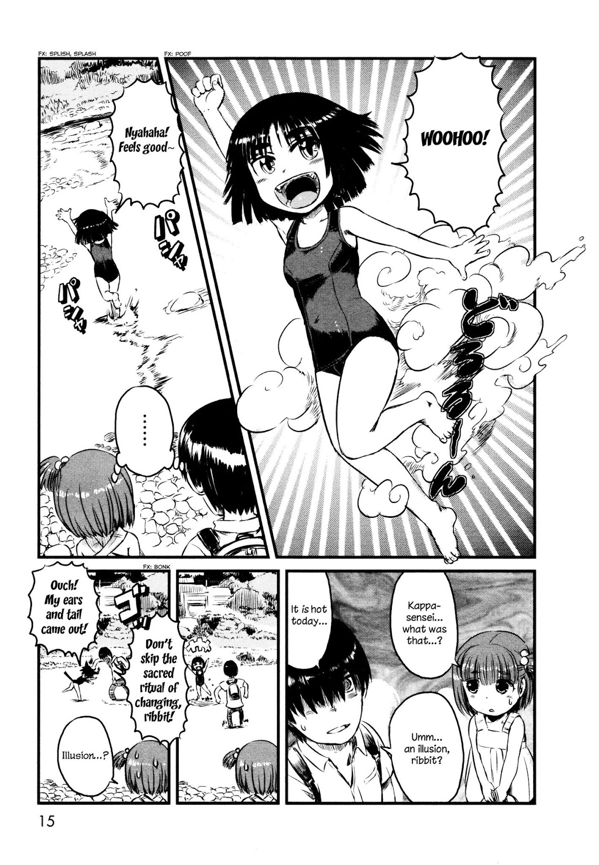 Neko Musume Michikusa Nikki Chapter 30 page 17 - Chapter 30: Passin' Time With Kappa's Shortcut