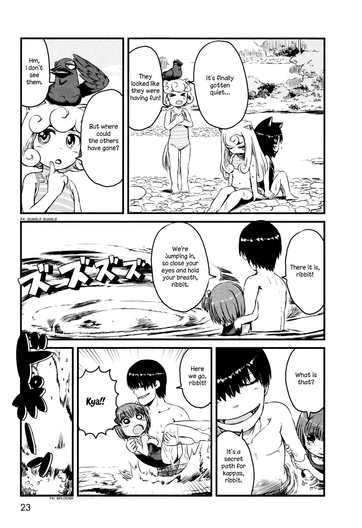 Neko Musume Michikusa Nikki Chapter 30 page 25 - Chapter 30: Passin' Time With Kappa's Shortcut