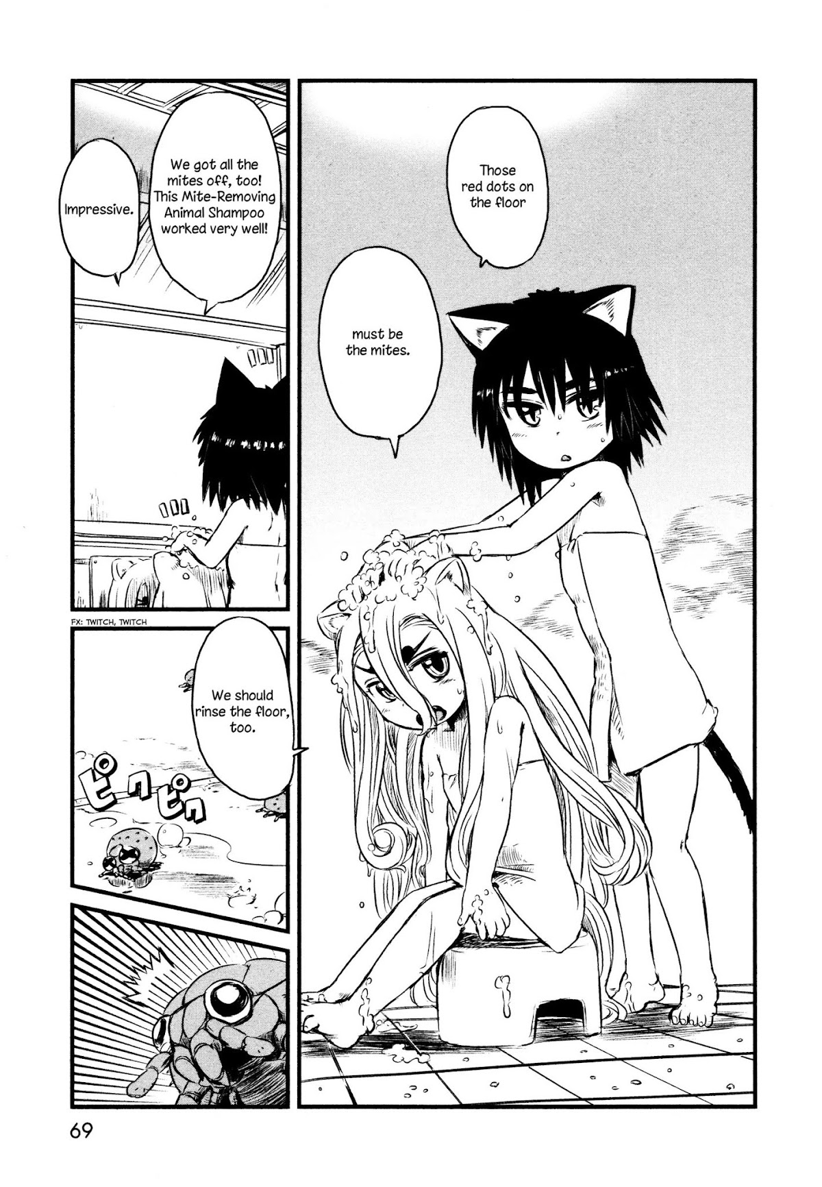 Neko Musume Michikusa Nikki Chapter 32 page 17 - Chapter 32: Ayakashi Passin' Time at the Bathhouse