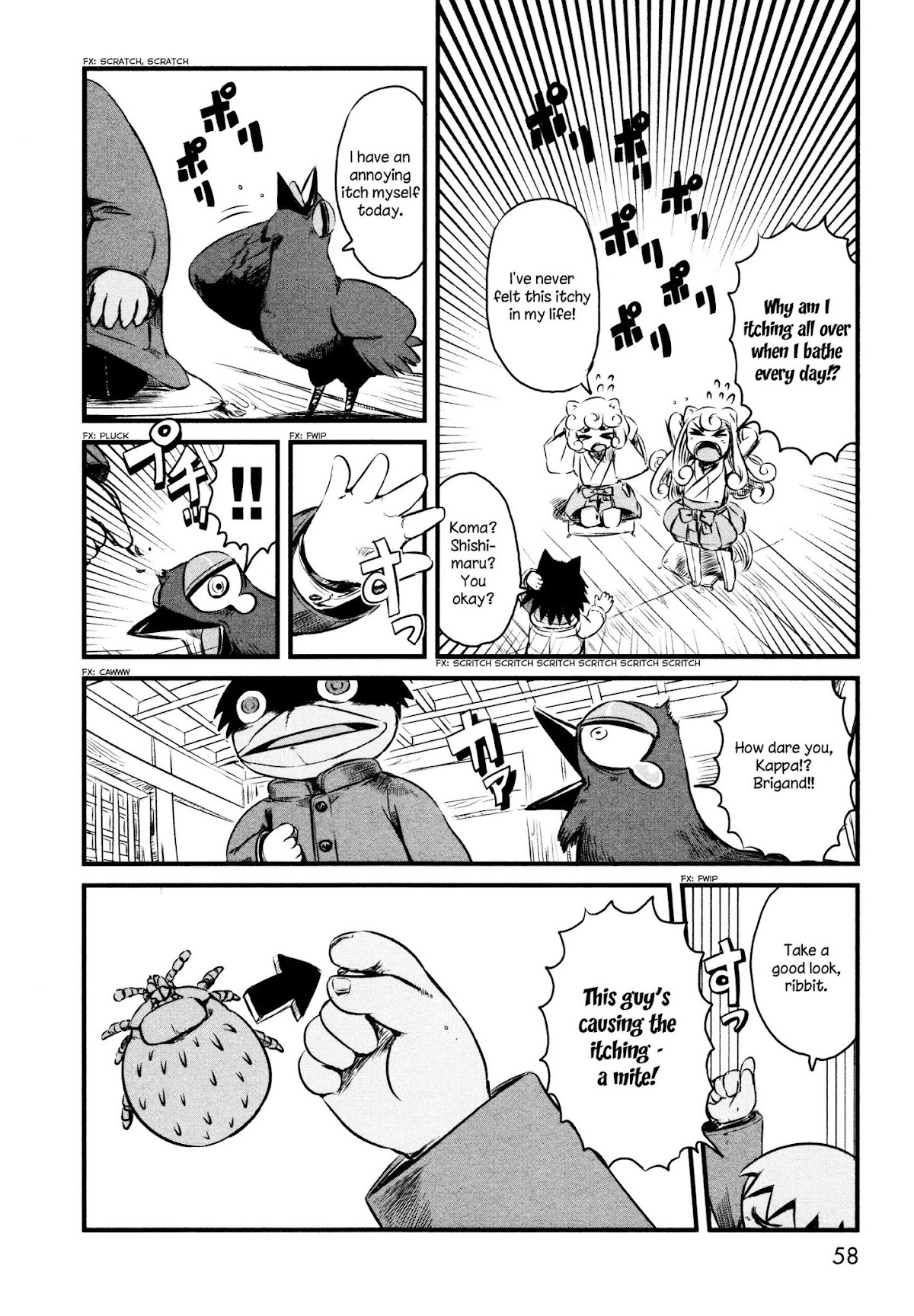 Neko Musume Michikusa Nikki Chapter 32 page 6 - Chapter 32: Ayakashi Passin' Time at the Bathhouse