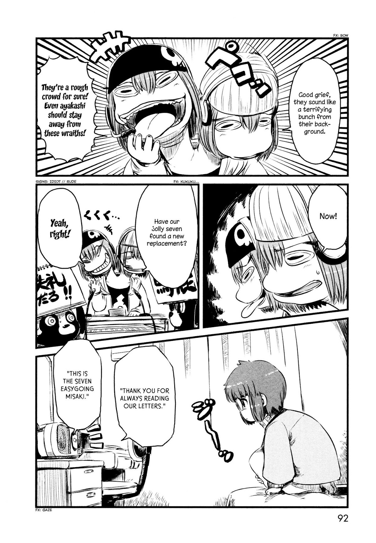 Neko Musume Michikusa Nikki Chapter 33 page 14 - Chapter 33: Passin' Time With The Midnight Ayakashi Radio
