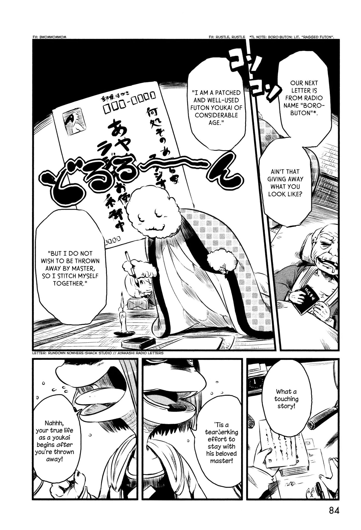 Neko Musume Michikusa Nikki Chapter 33 page 6 - Chapter 33: Passin' Time With The Midnight Ayakashi Radio