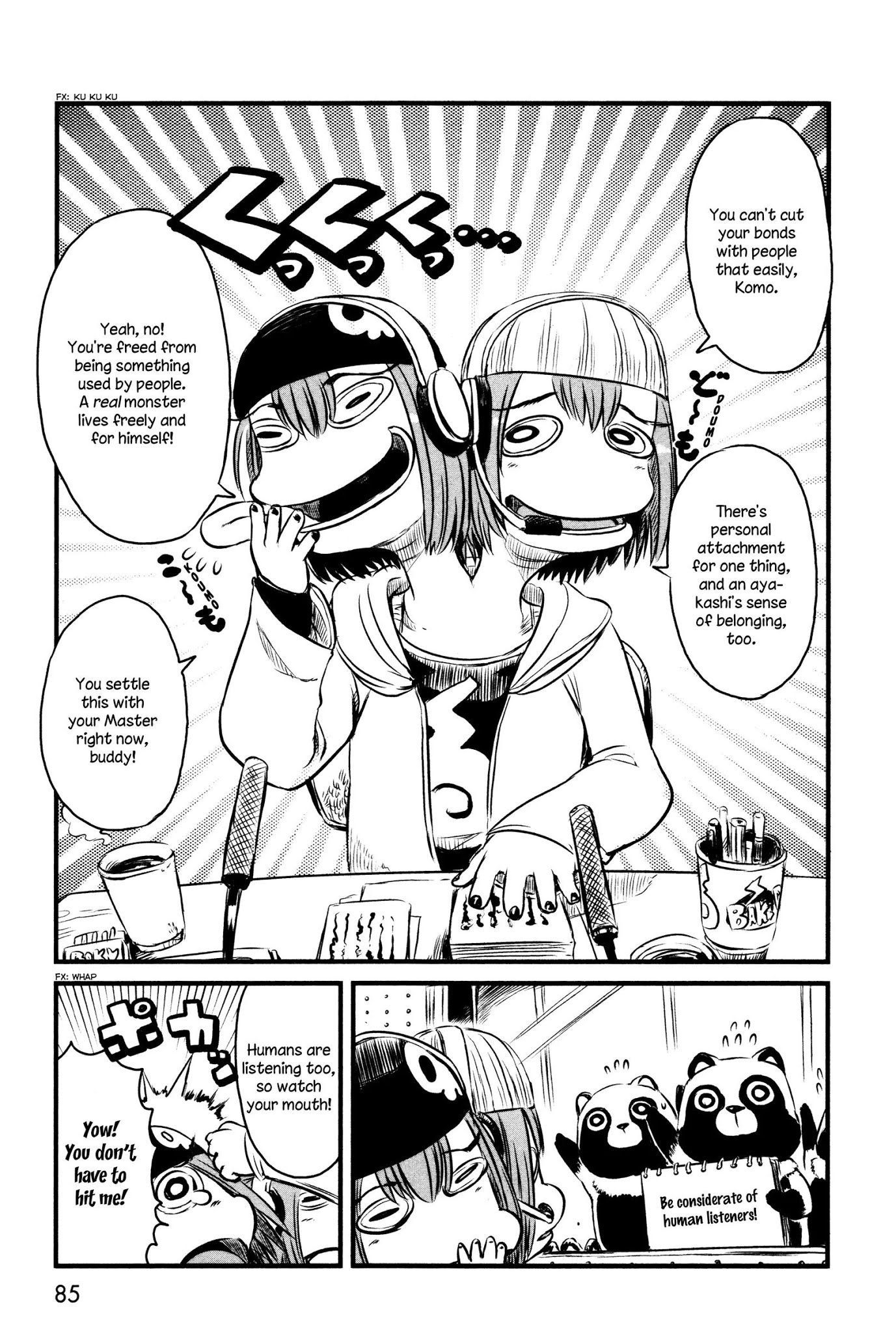 Neko Musume Michikusa Nikki Chapter 33 page 7 - Chapter 33: Passin' Time With The Midnight Ayakashi Radio