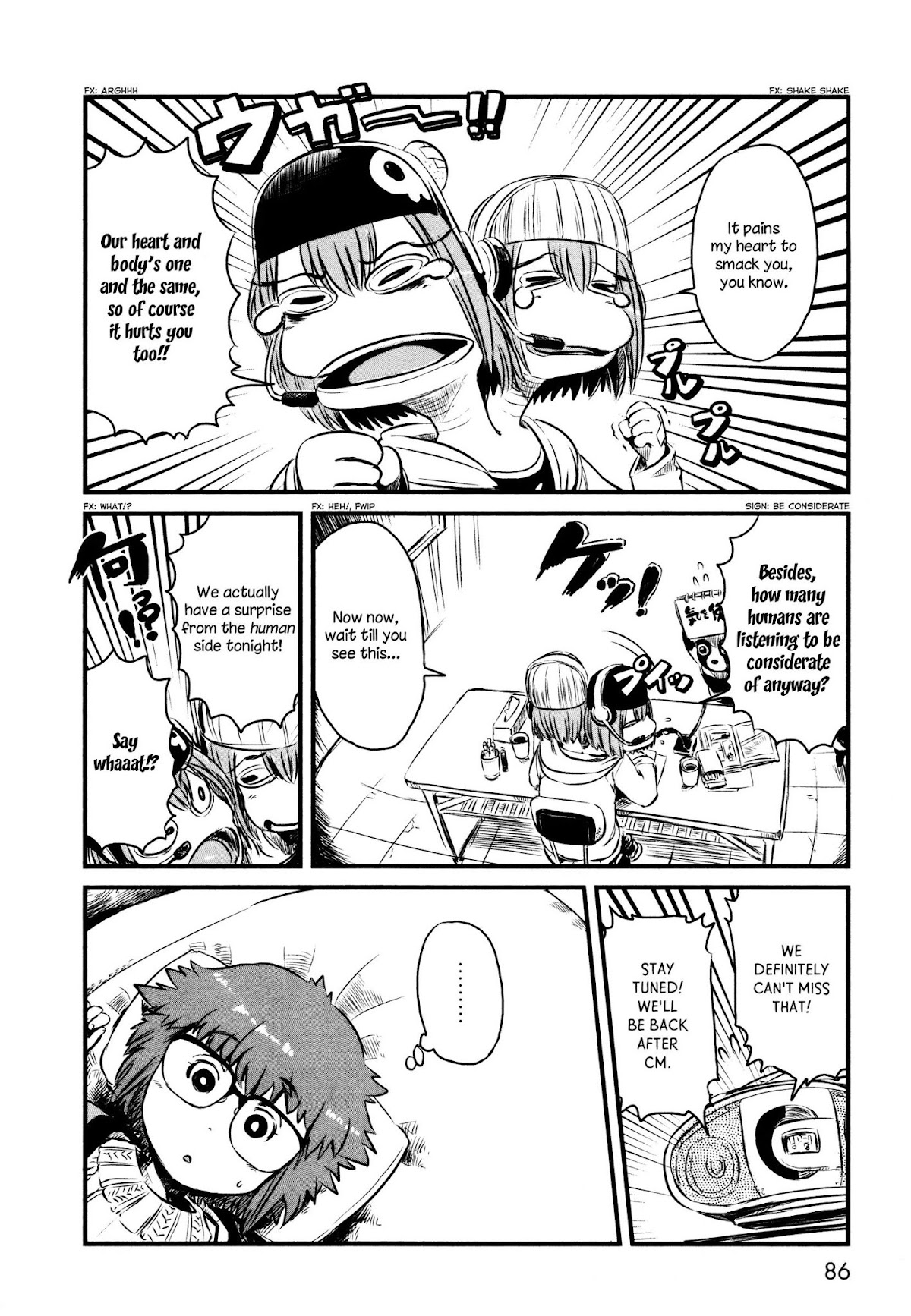 Neko Musume Michikusa Nikki Chapter 33 page 8 - Chapter 33: Passin' Time With The Midnight Ayakashi Radio