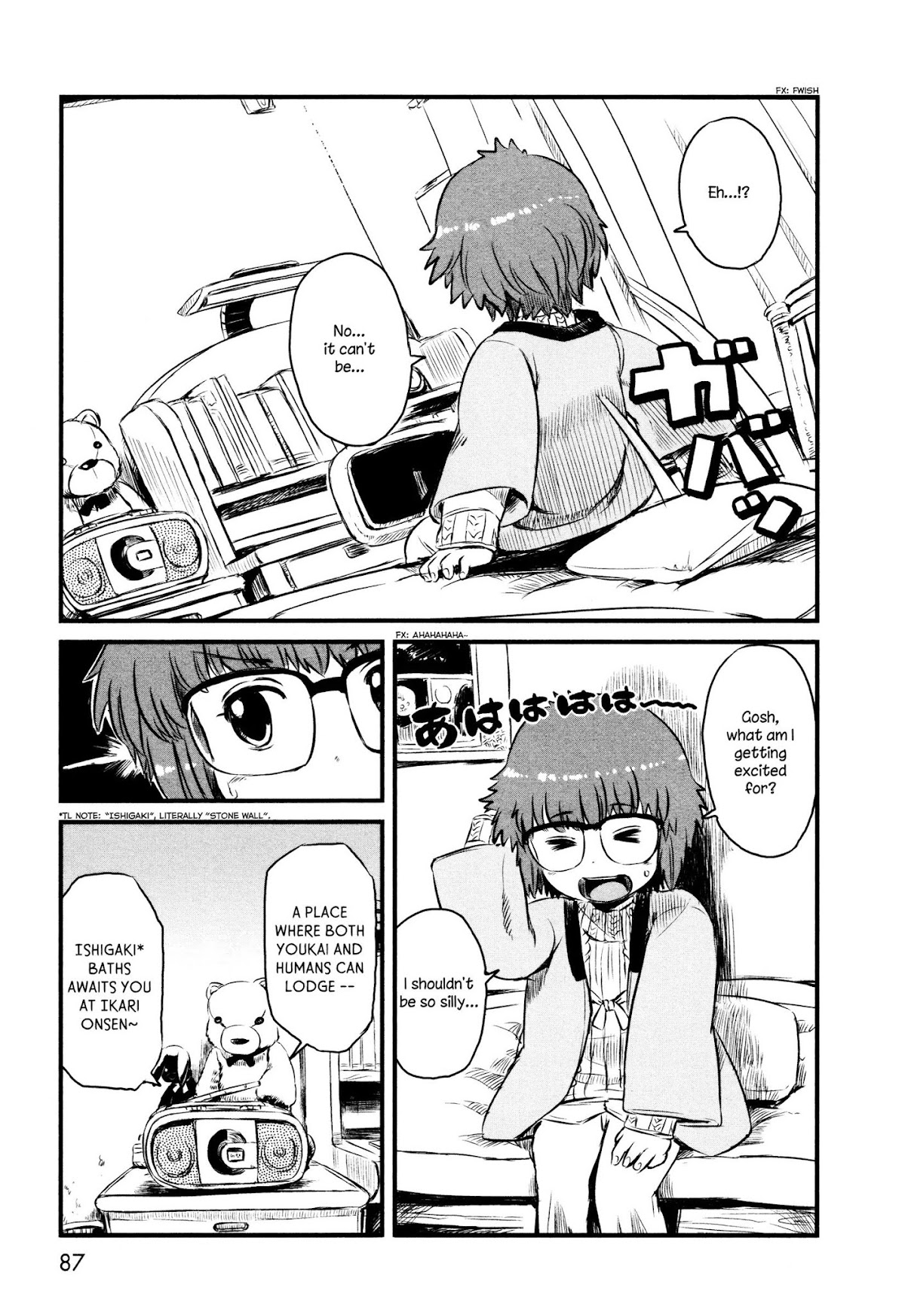 Neko Musume Michikusa Nikki Chapter 33 page 9 - Chapter 33: Passin' Time With The Midnight Ayakashi Radio