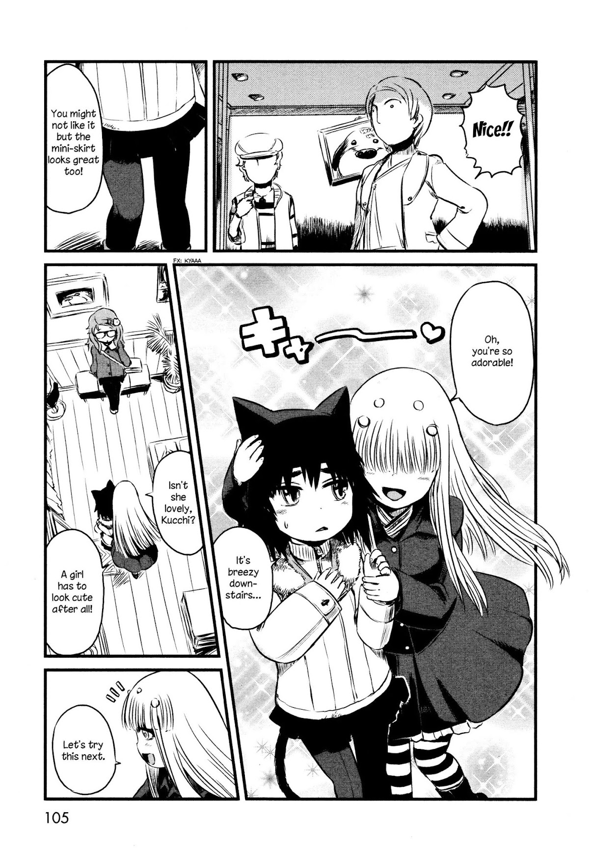 Neko Musume Michikusa Nikki Chapter 34 page 1 - Chapter 34: Kurona Passin' Time Like A Maiden