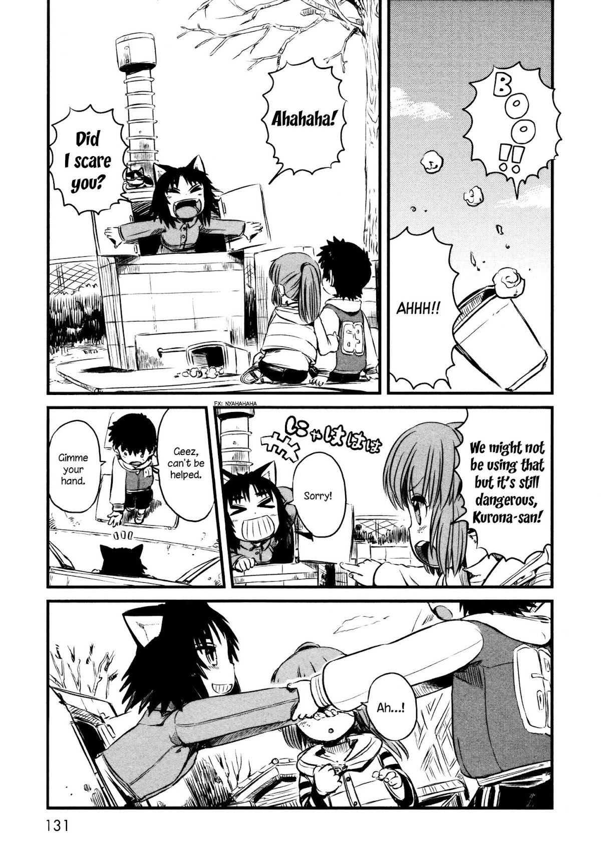 Neko Musume Michikusa Nikki Chapter 35 page 1 - Chapter 35: Passin' Time in Kokkuri-san's Romance Counseling