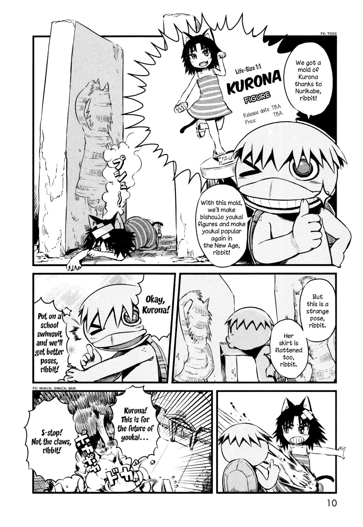 Neko Musume Michikusa Nikki Chapter 36 page 14 - Chapter 36: Passin' Time Casting Molds