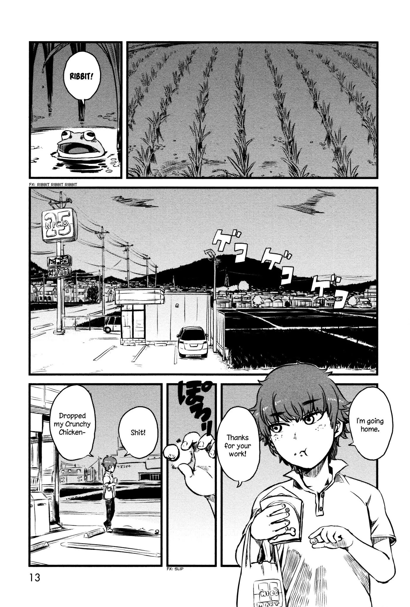 Neko Musume Michikusa Nikki Chapter 37 page 1 - Chapter 37: Passin' Time at the Rice Paddy Convenience Store