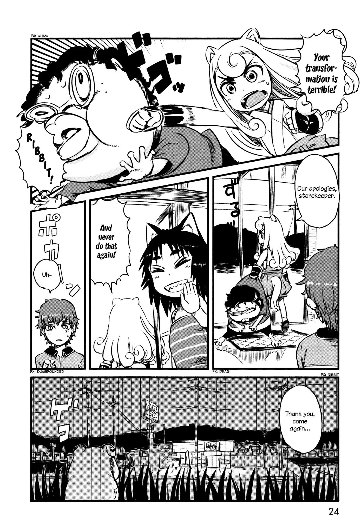 Neko Musume Michikusa Nikki Chapter 37 page 12 - Chapter 37: Passin' Time at the Rice Paddy Convenience Store