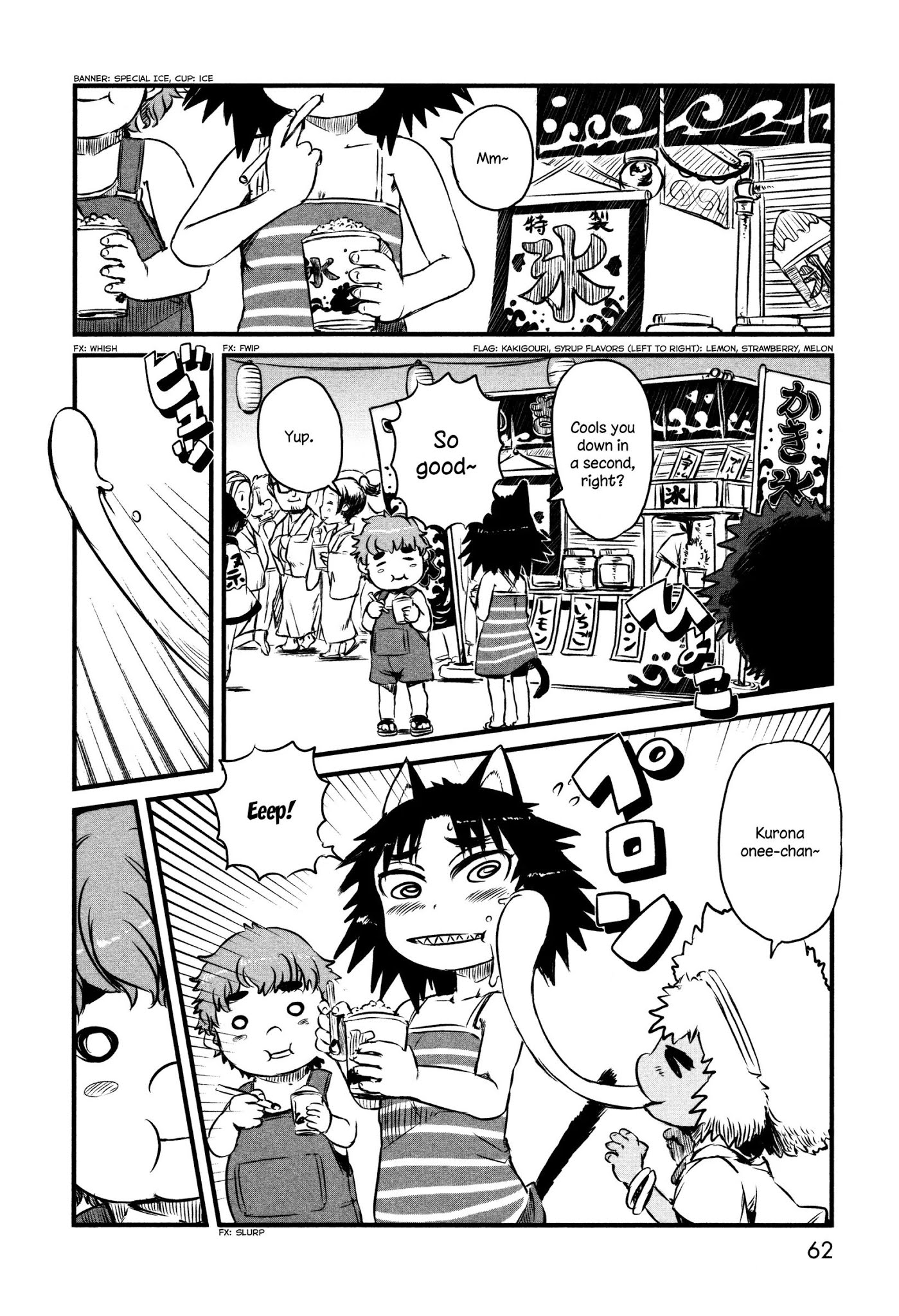 Neko Musume Michikusa Nikki Chapter 39 page 10 - Chapter 39: Youkai Passin' Time at the Bellybutton Festival