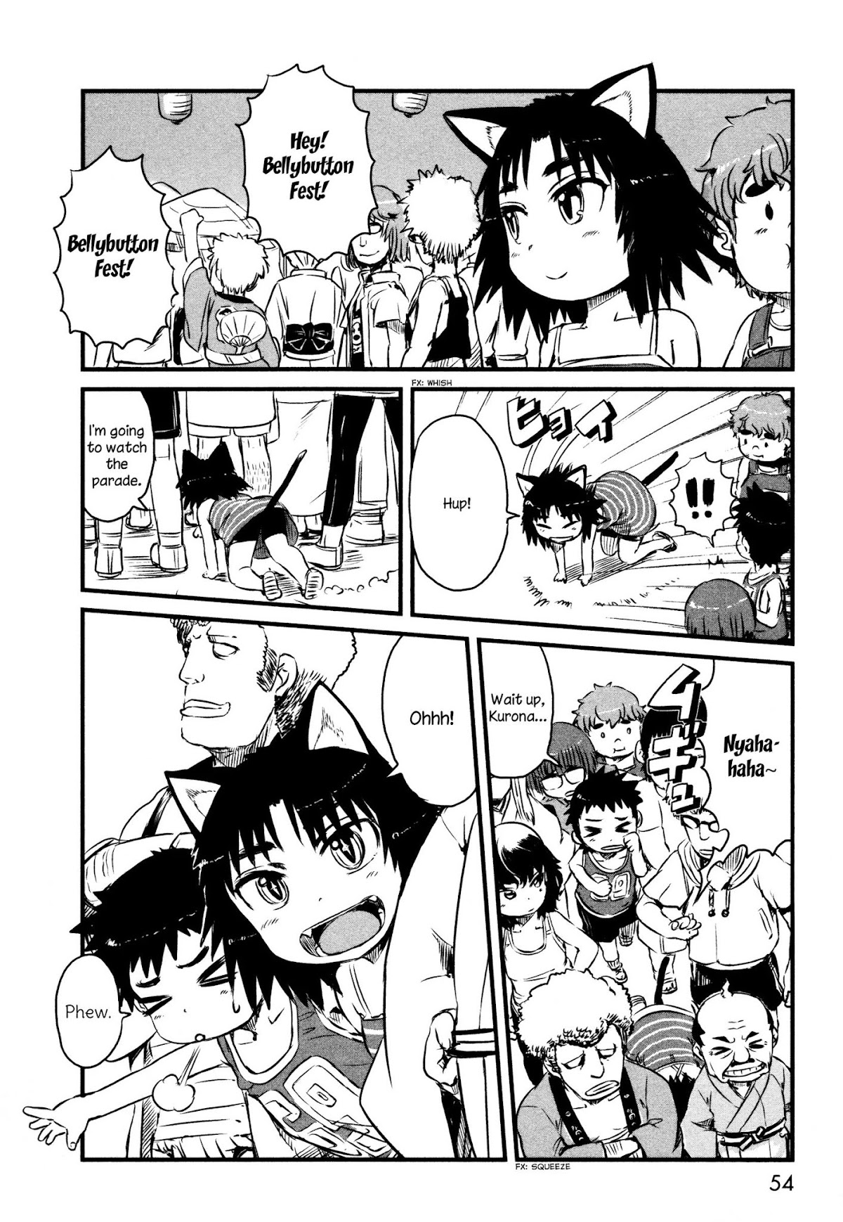 Neko Musume Michikusa Nikki Chapter 39 page 2 - Chapter 39: Youkai Passin' Time at the Bellybutton Festival