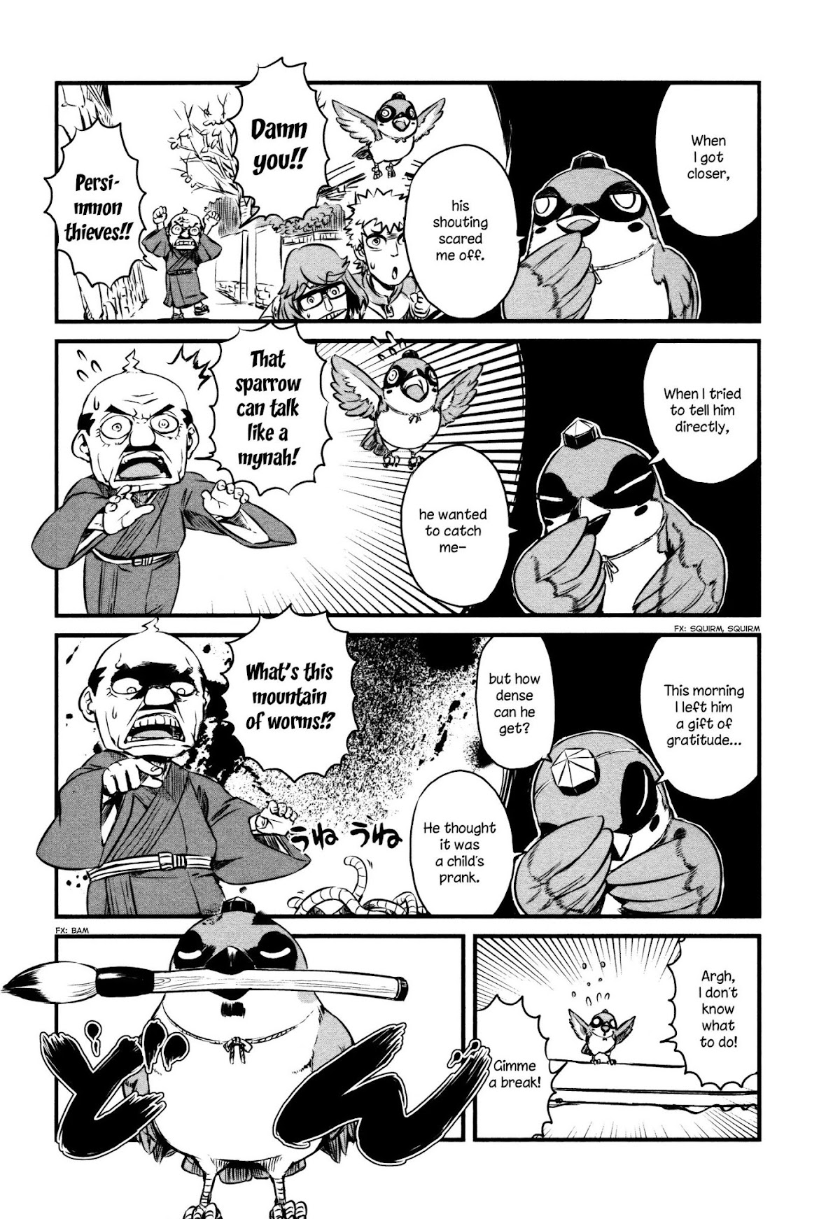 Neko Musume Michikusa Nikki Chapter 40 page 11 - Chapter 40: Passin' Time With A Sparrow in the Sky