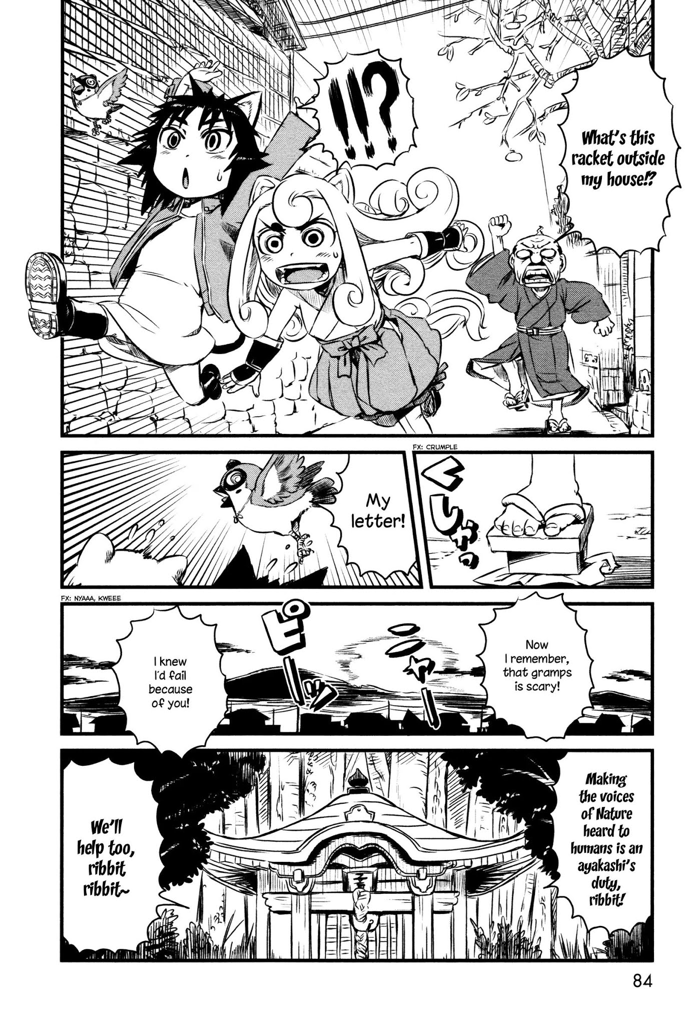Neko Musume Michikusa Nikki Chapter 40 page 14 - Chapter 40: Passin' Time With A Sparrow in the Sky